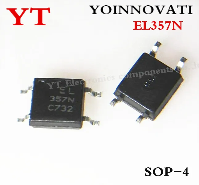 250 шт./лот EL357N C EL357 SMD оптрон лапками углублением SOP 4 может заменить TLP181