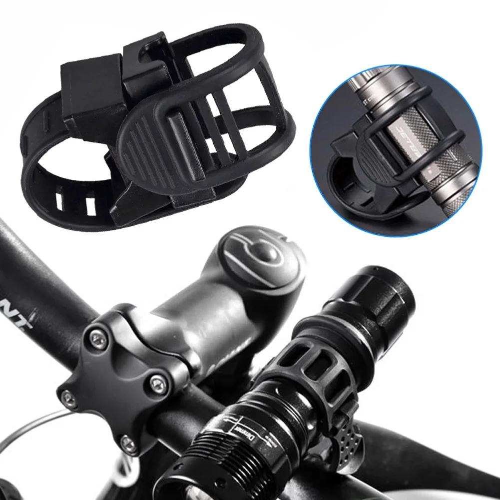 Adjustable 360 Degree Rotatable bicycle clamp Flashlight LED Holder Mount 