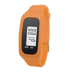 Новый цифровой ЖК-дисплей шагомер часы Для женщин Для мужчин бег трусцой Спорт на открытом воздухе шаг пешком счетчик калорий браслет часы