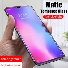 Матовый светильник с защитой от синего излучения для Xiaomi mi 8 Lite Pro 9 SE A2 Red mi Note 5 6 7 PocoPhone F1 матовое закаленное стекло