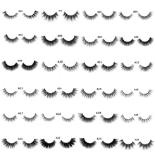 LEHUAMAO накладные ресницы 3D норковые ресницы настоящие норковые ручной работы накладные ресницы индивидуальные полосы густые ресницы искусственные ресницы A04