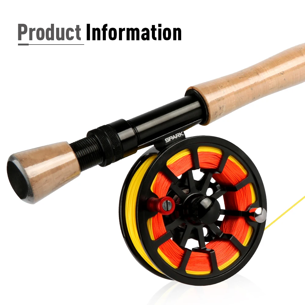 Goture قضيب المجموعات 5/6 7/8 يطير الصيد قضيب بكرة الصيد إغراء 100FT الوزن إلى الأمام الرئيسي يطير خط دعم/زعيم خط + اللفاع Goture قضيب المجموعات 5/6 7/8 يطير الصيد قضيب بكرة الصيد إغراء 100FT الوزن إلى الأمام الرئيسي يطير خط دعم/زعيم خط + اللفاع