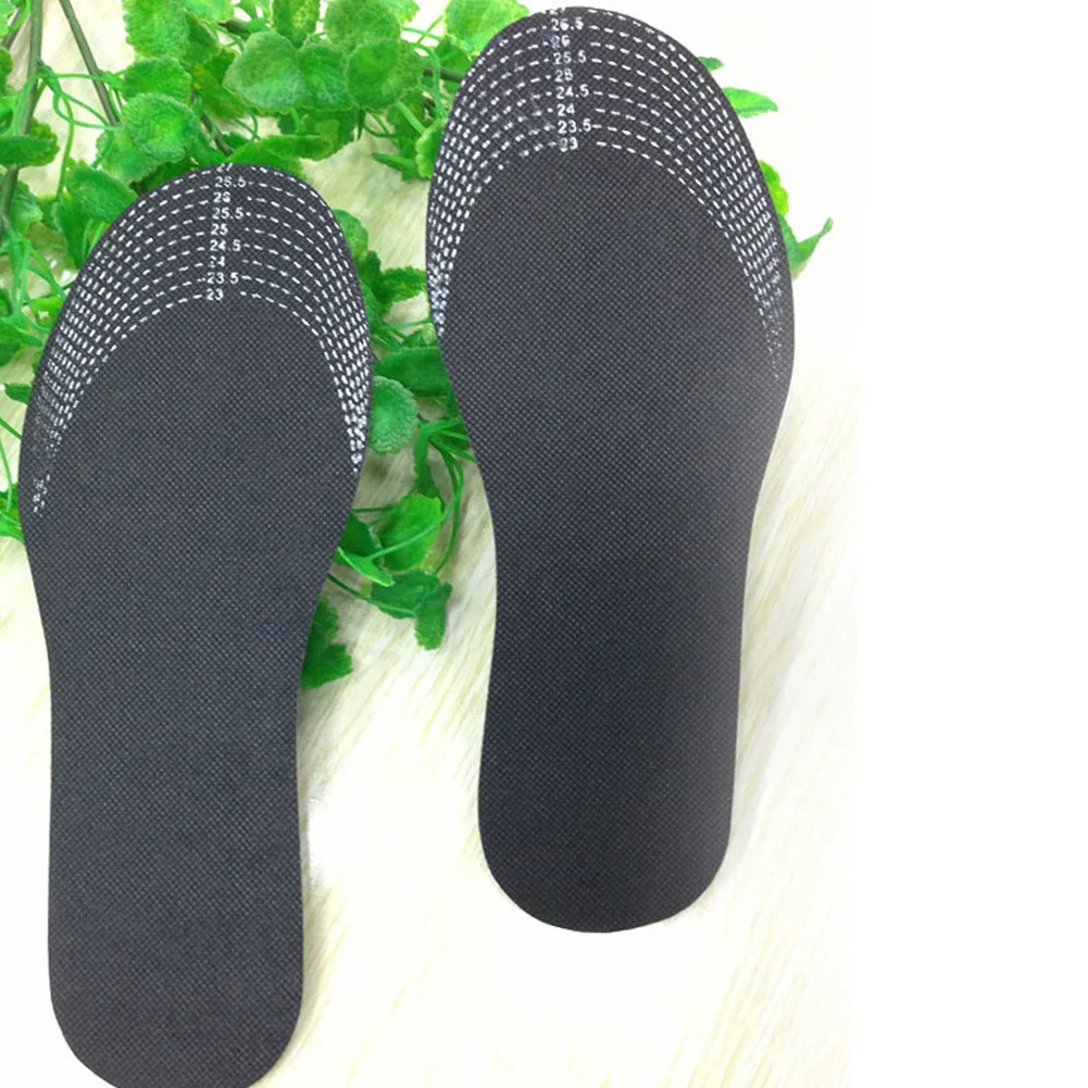 1 Pair Healthy Bamboo Charcoal Deodorant Cushion Foot Inserts Shoe Pads