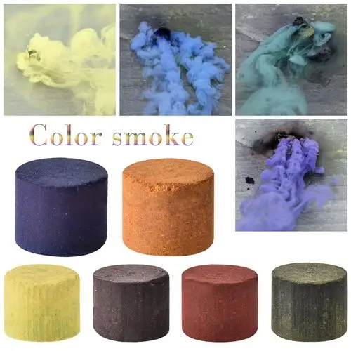 

color Magic smoke props Tricks Fun Toy Pyrotechnics Background scene Studio Photography Prop smoke cake fog Magic trick Magician
