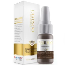 Famisoo 15 мл бровей и подводка для глаз и губ постоянный пигмент для перманентного макияжа бренд Микро Пигмент прочного долго для тату бодиарта Красота инструменты