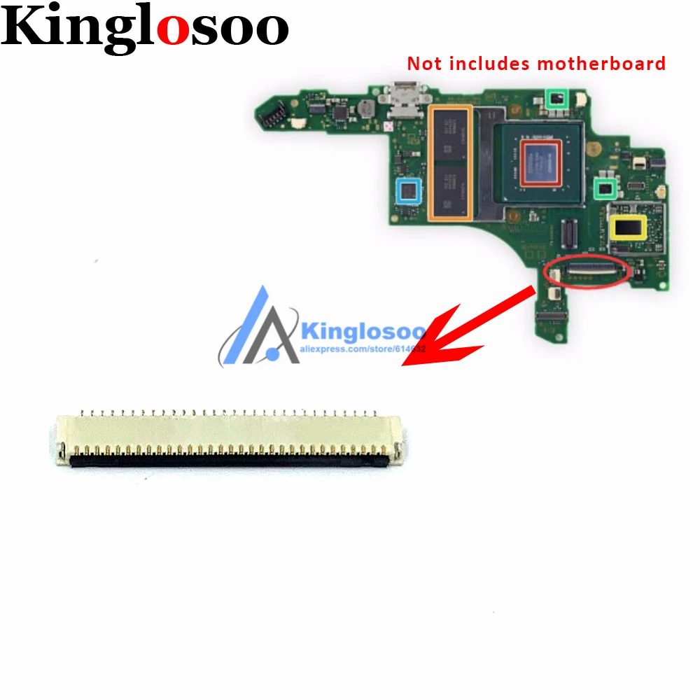 

Original LCD Display Connector Socket replacement part for Nintendo Switch NS Console Motherboard repair