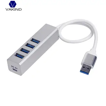 

NEW USB 3.0 HUB External 4 Ports Splitter Aluminium Alloy USB Power Supply HUB Adapter For Tablet PC Computer Accessories