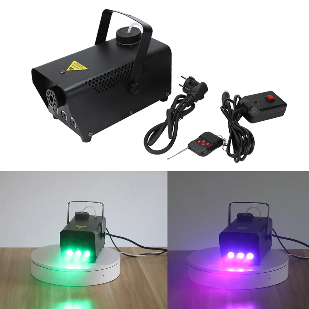 

2019 new smoke machine wireless remote control LED disco stage light rookmachine party lights soundcontrol colorful fog machine