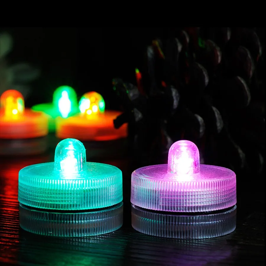 Waterproof Submersible LED Tea Light Electronic Candle Light (9)