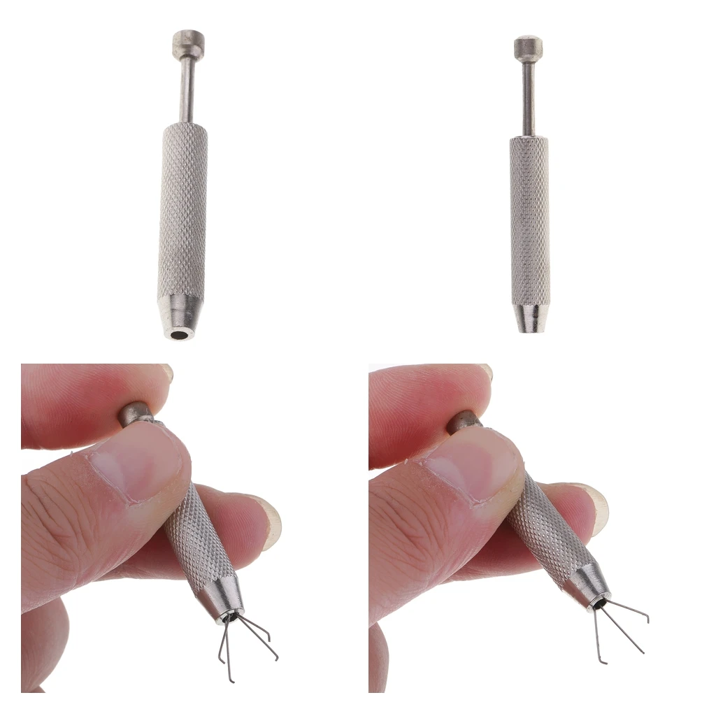 2 Set 3 Prong 4Prong Bead Ball Diamond Grabber Holder Body Piercing Tool for Easy Pickup Tools