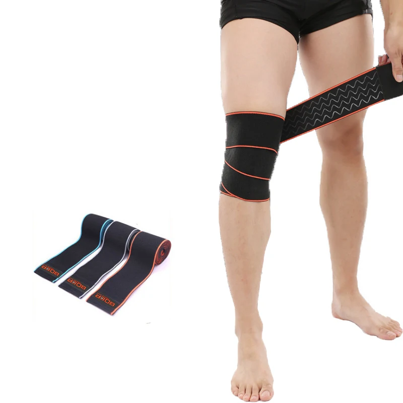 Nylon Elastic Sports Knee Pads Breathable Knee Support Skidproof