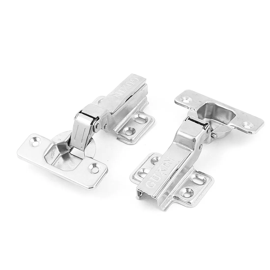 

UXCELL Cabinet Door Cupboard Drawer Self Closing Half Overlay Concealed Hinges 4Pcs