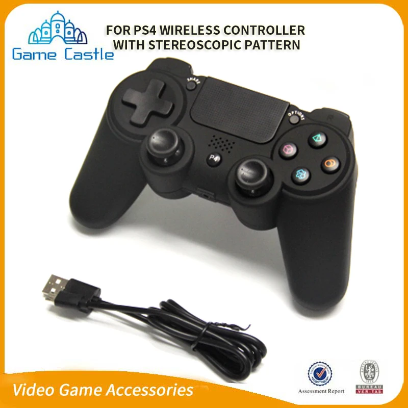 

wireless Game controller for PS4 Controller Joystick Gamepads for PlayStation 4 with Stereoscopic patte