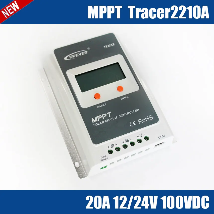 Tracer2210A MPPT 20A 100V solar charge controller package design for household, outdoor lighting, signals, wilderness monitoring