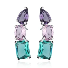 3 цвета, Классические женские серьги, массивные серьги-гвоздики с кубическим цирконием, вечерние ювелирные изделия, подарки на день рождения