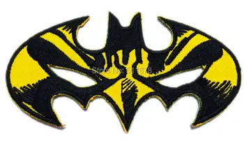 

SUPER HERO BATMAN BAT MAN MASK Logo Crest Badge TV movie fancy Embroidered sew on iron on patch applique dropship