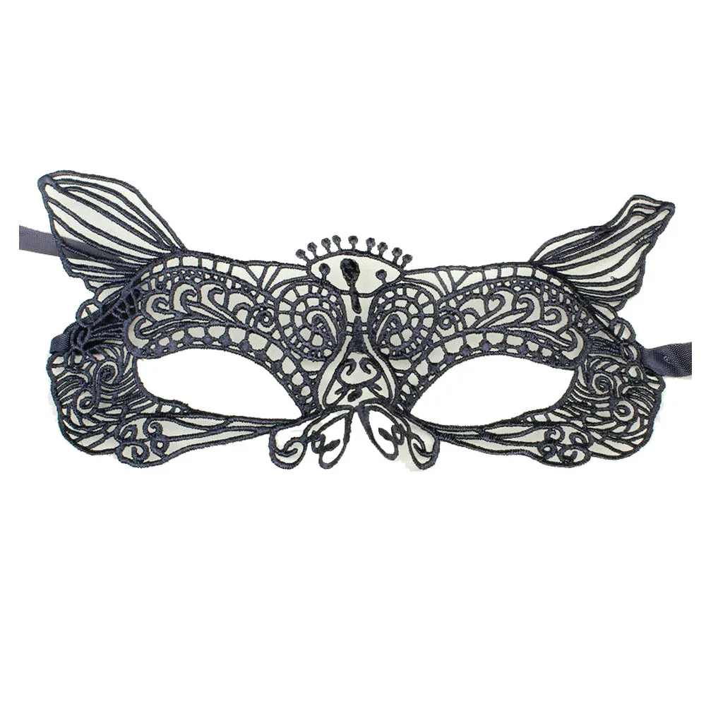 Горячее тиснение; пикантная Женская Маскарадная маска из кружева Карнавальная фантазия вечерние стиль полумаски a0401