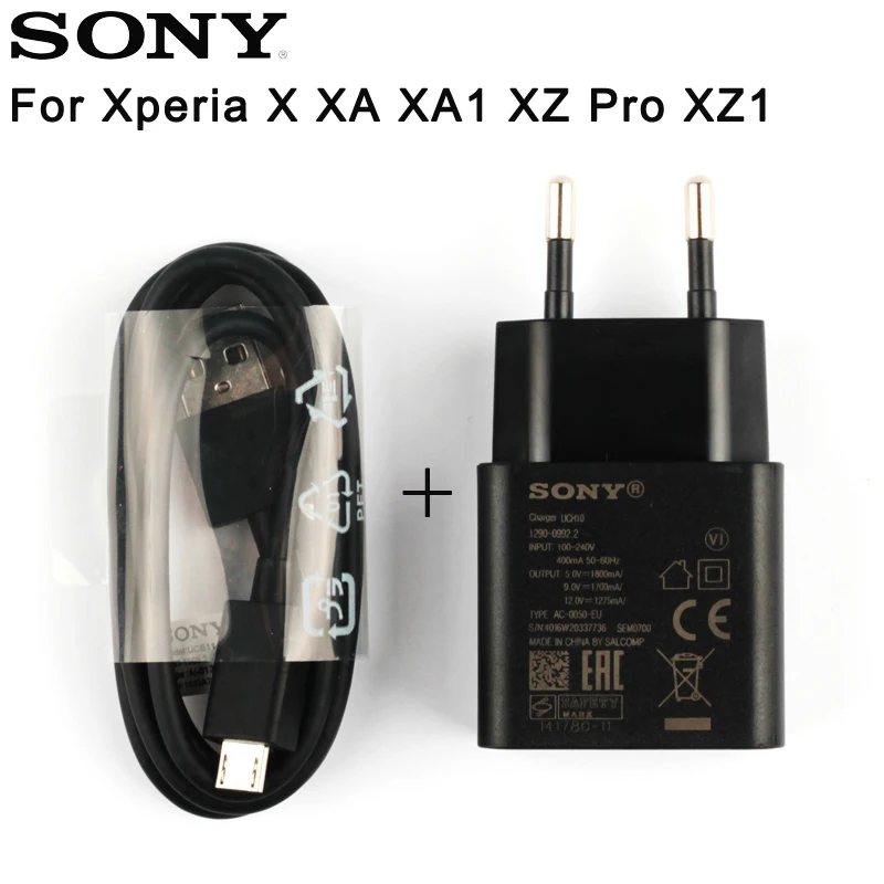 Adapter Fast Charging Charger UCH10 For Sony Xperia X X Performance XZ Pro  XZ1 XZ1 Premium Z5 Compact Z5 Premium Micro USB Cable|Mobile Phone  Chargers| - AliExpress