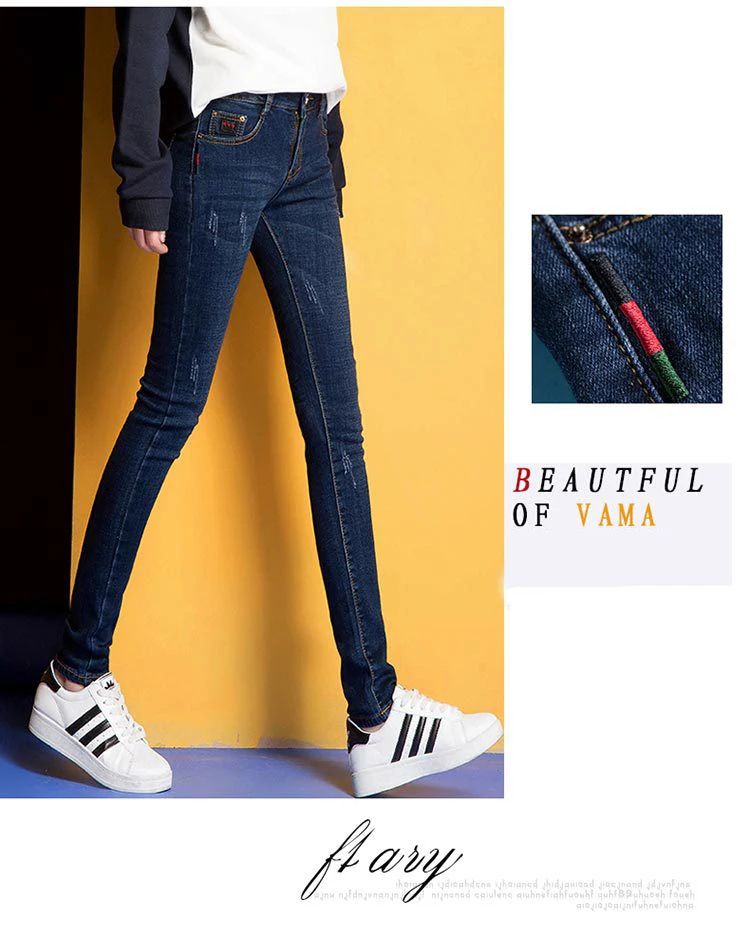 Летние высококачественные женские Джинсы бойфренда с высокой талией, Женские джинсы-карандаш для мам, длинные брюки, большие размеры 26-32