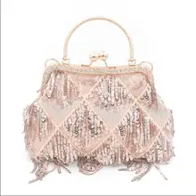 Angelatarch, модная расшитая блестками рамка для телефона с карманом, горячая распродажа, богемная женская сумка-мессенджер на плечо, вечерняя сумка