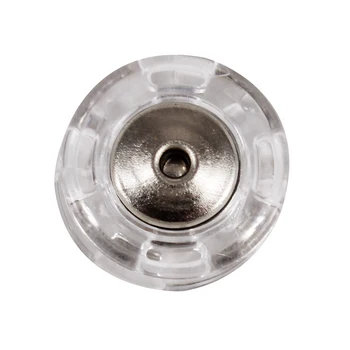 

100piecs Craft Metal Plastic Clear Snap Press Button Sew On 15mm Sewing Supplies for Cloth Bags Coat NK301