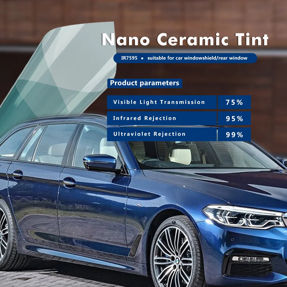  76cm x 30m 75% VLT Pro Nano Ceramic Tint Car Auto Home Glass Window TINT TINTING Film Roll New