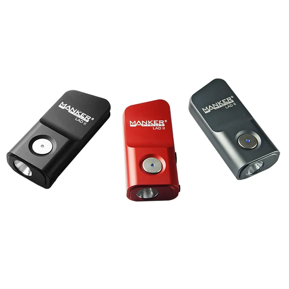 Светодиодный мини фонарик MANKER LAD II перезаряжаемый с USB разъемом 300 люмен CREE XPG3 / High