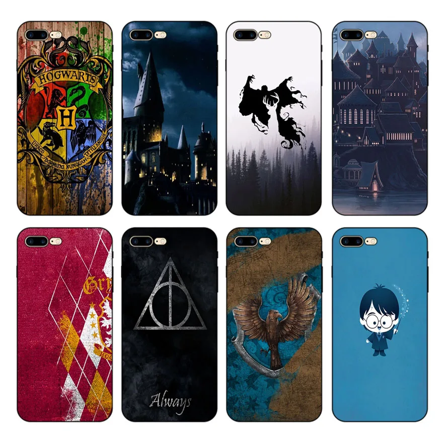 

HOUSTMUST Funny Harry Potter Soft Silicone Phone Cover Case For iPhone 7 7plus 8 8plus X XS XR max 5 5s 6 6S 6plus phone case