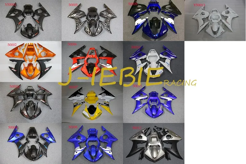 

ABS Injection Fairing Body Work Frame Kit for Yamaha YZF R6 2005