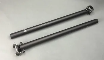

free shipping 3K carbon seat post black seat post bike full carbon seat post double nail 319g road mtb bike seat post