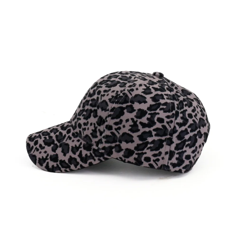 QIUBOSS унисекс на лето и весну открытый стильный Leopard бейсбольная кепка с принтом шляпа для мужчин Женская Кепка Snapback Gorras Sunhat