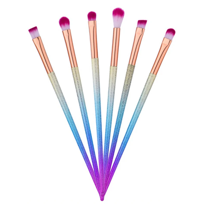 Хороший градиент Цвет лицо Профессиональные Тени для бровей Blending Brush Set макияж