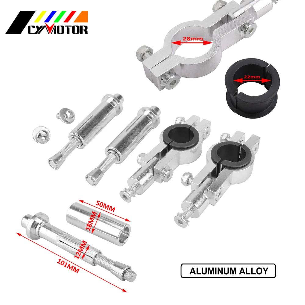 

Motorcycle 22mm 28mm Handlebar Handguards Protection Clamps Mount Kit Screw Bolt For KTM SUZUKI KAWASAKI CRF KX KLX KXF SX SXF