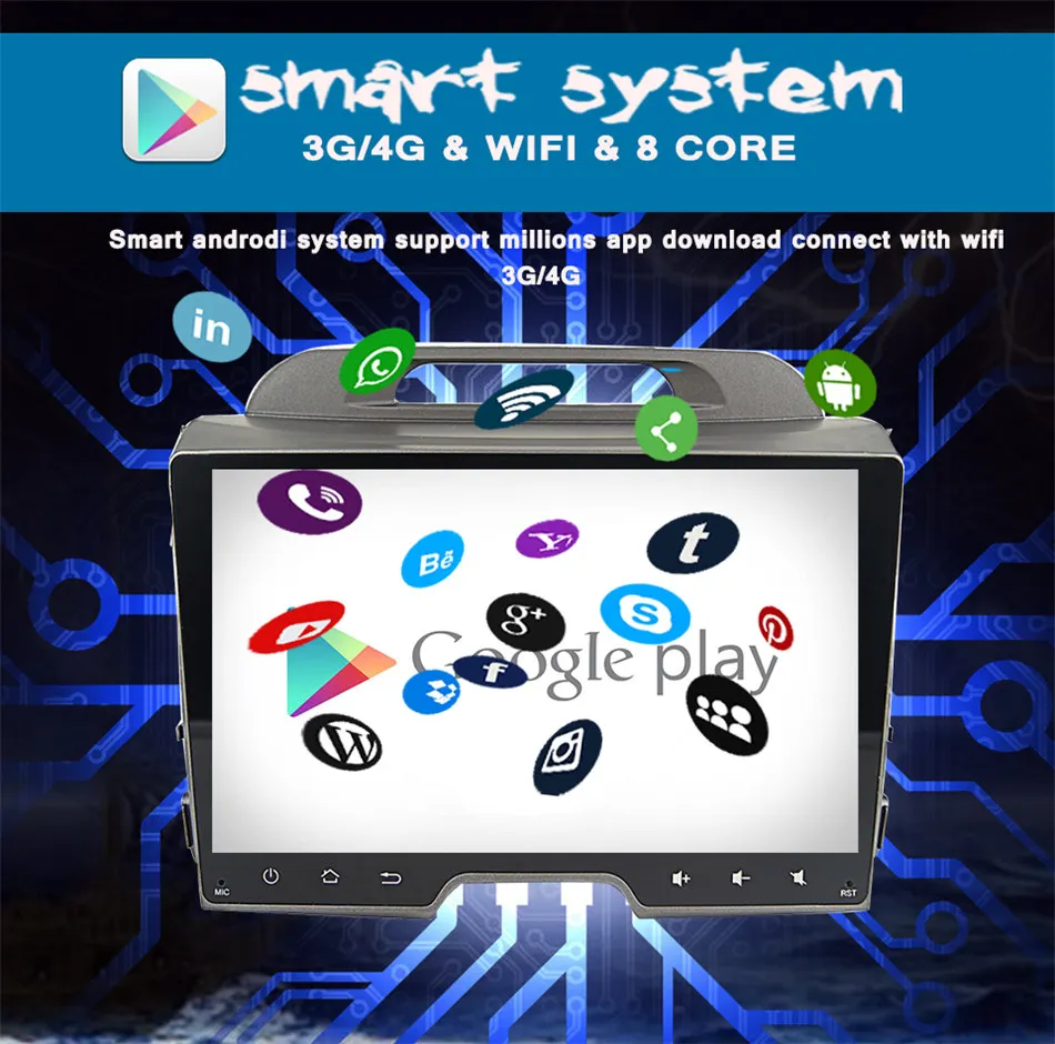 Discount 4G+64G Android 9.0 car dvd player for KIA Sportage 2011 2012 2013 2014 2015 car stereo headunit gps navigation Audio Video Radio 3 Discount 4G+64G Android 9.0 car dvd player for KIA Sportage 2011 2012 2013 2014 2015 car stereo headunit gps navigation Audio Video Radio 3