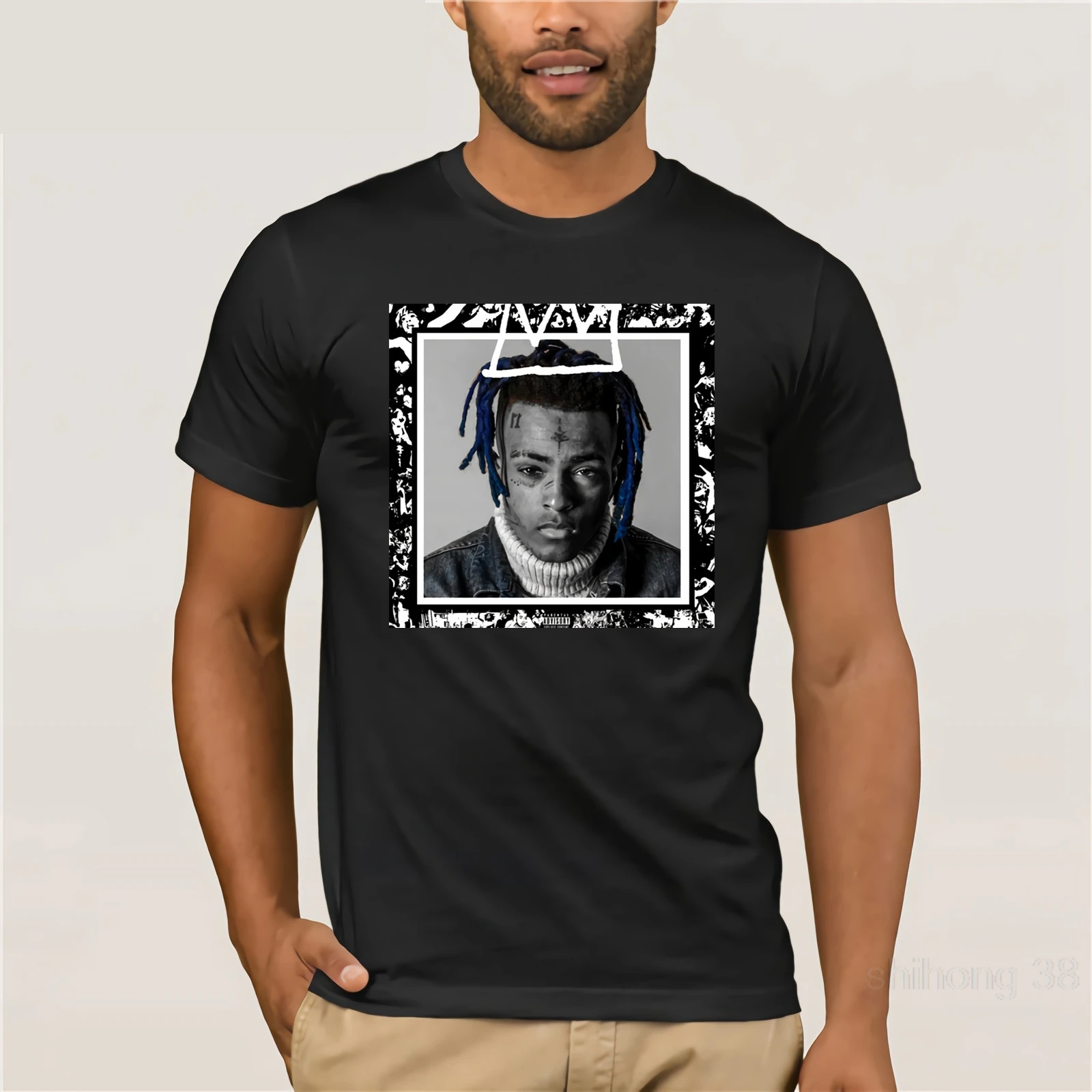 Xxxtentacion rip t-shirt 2019 футболка с круглым вырезом Мужская Летняя мужская короткая футболка модные мужские футболки