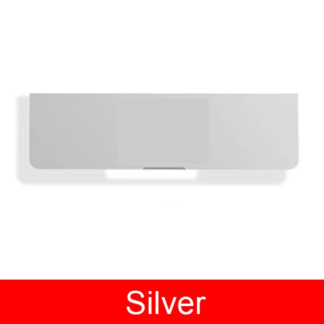 Охранники трек защитная пленка кожи наклейка для Mac MacBook Air Pro retina 11 12 13 15 Сенсорная панель Ультра тонкая пленка аксессуар: щит - Цвет: Silver