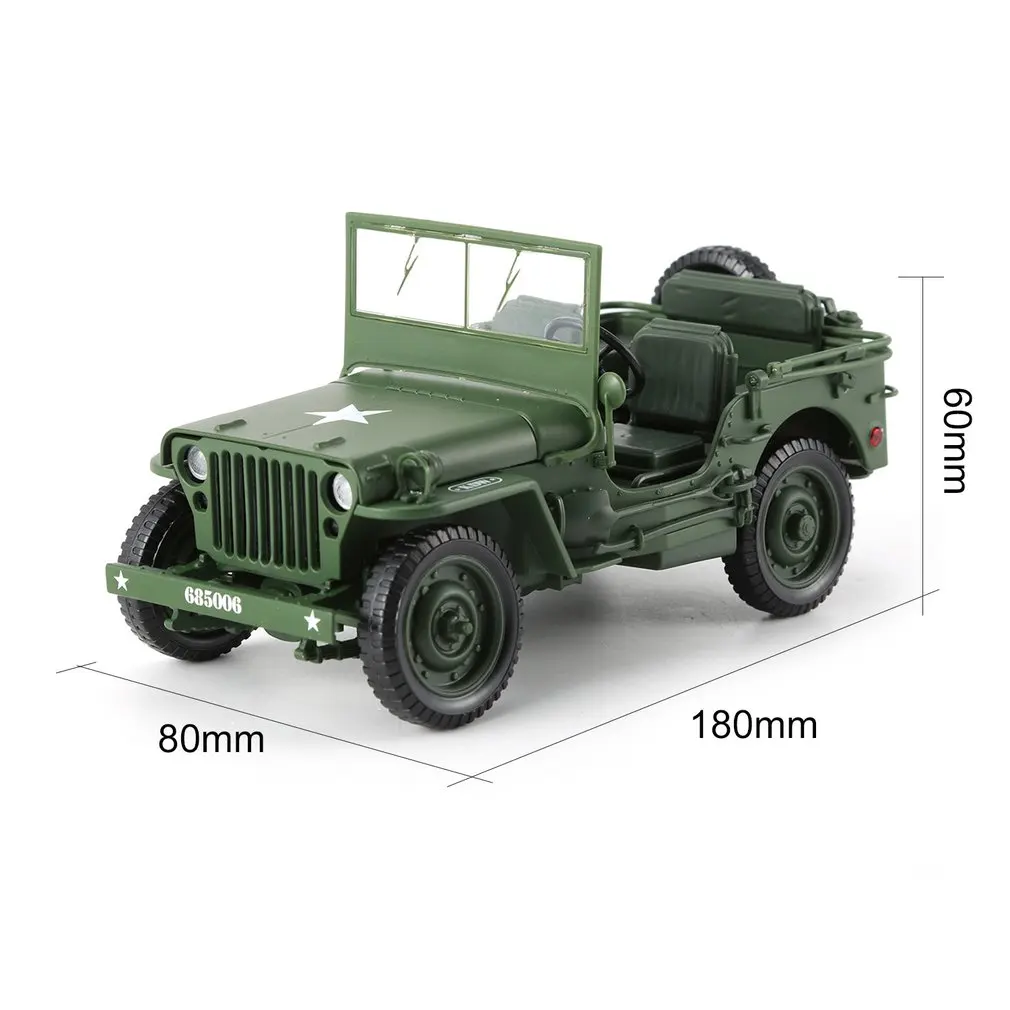 Литой 1:18 из сплава для джипа, военная тактика, модель грузового автомобиля, открывающийся капот, панели, чтобы раскрыть двигатель для детей, Подарочные игрушки