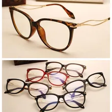 Модные Ретро Металлические Мужские Женские очки оправа полный обод очки RX able