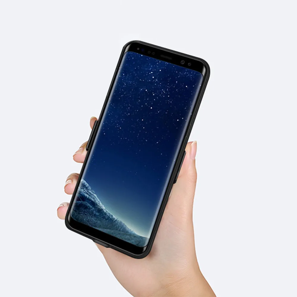 7000 мАч Расширенная Зарядка батарея чехол для samsung Galaxy S9 5,8 дюймов перезаряжаемый Быстрая зарядка Бампер Дизайн