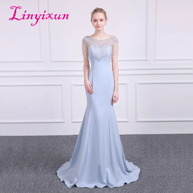 Vintage Prom Dresses with Cap Sleeves