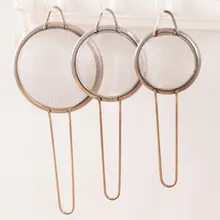 3 шт./компл. высокое качество Нержавеющая сталь Экран сетки масляный фильтр муки сито дуршлаг выпечки инструменты кухонные принадлежности