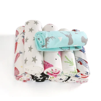 

Fashion born Baby Soft Warm Blankets Cartoon Floral Bedding Sleeping Swaddle Comfort Stroller Wrap
