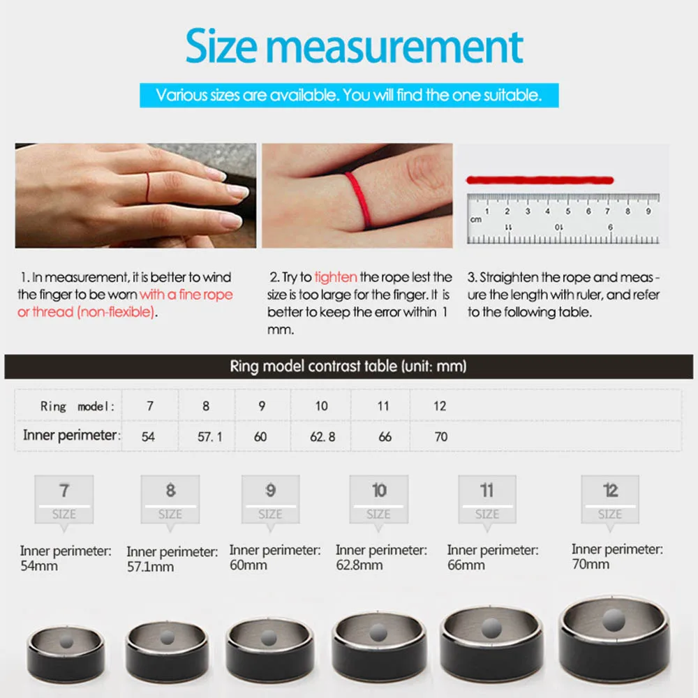 Jakcom R3F Wearable Devices NFC Smart Ring Anillos White Black Wear for Samsung Xiaomi Sony LG IOS Android Window NFC Phone