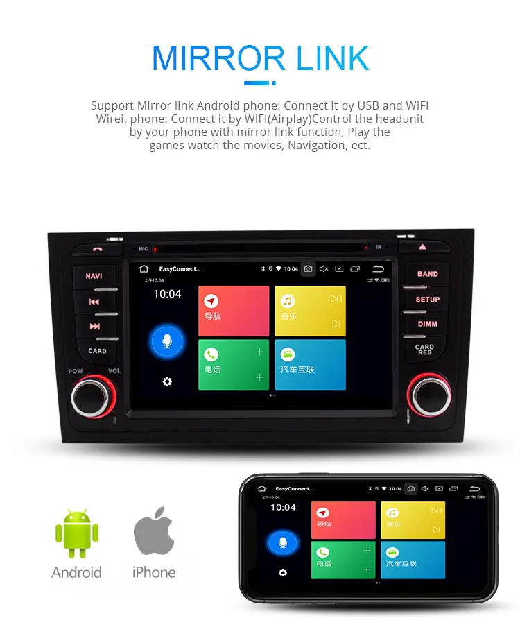 Excellent LJHANG 2 Din Android 9.0 Car DVD Player For AUDI A6 S6 RS6 1997-2004 GPS Navigation Multimedia Car Radio WIFI Auto Stereo IPS SD 6 Excellent LJHANG 2 Din Android 9.0 Car DVD Player For AUDI A6 S6 RS6 1997-2004 GPS Navigation Multimedia Car Radio WIFI Auto Stereo IPS SD 6