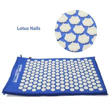 64cm 42cm Yoga Lotus Spike Acupuncture Mat Acupressure Massage Cushion Mat Relieves Stress Pain for Body