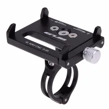 4 Color Metal Anti Slide Bike Bicycle Holder Handle Phone Mount Handlebar Extender Holder For Phone Cellphone GPS Etc