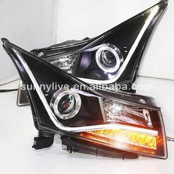 

For CHEVROLET Cruze Angel Eyes LED Head Lamp A8 Style 2009 to 2013 LDV2 Type