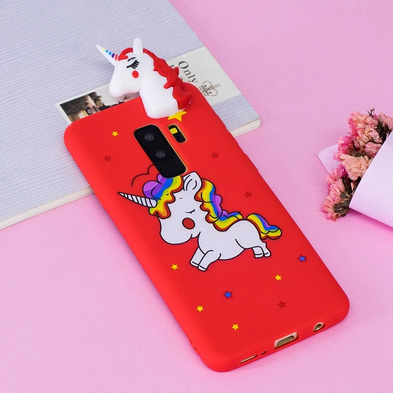 Чехол для Samsung Galaxy S9 мягкий силиконовый чехол с 3D рисунком панды Единорога S 9