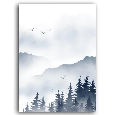 Watercolor-Foggy-Forest-Amazing-Scene-Canvas-Painting-Poster-Prints-Wall-Art-Picture-for-Living-Room-Gallery.jpg_640x640 (1)