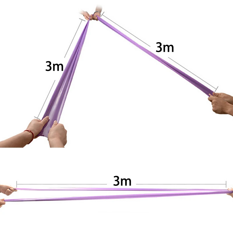 Yoga Stretch Strap Resistance Bands Loop Elastic Gym Exercise Resistance Strap Ankle Bands Resistance Fitness Bands